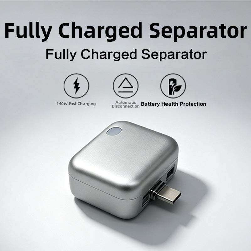 Smart Full Charge Separator Charging Protector Auto Power Off Fire-resistant PC Type-C 5V-28V Input 0-5A Output
