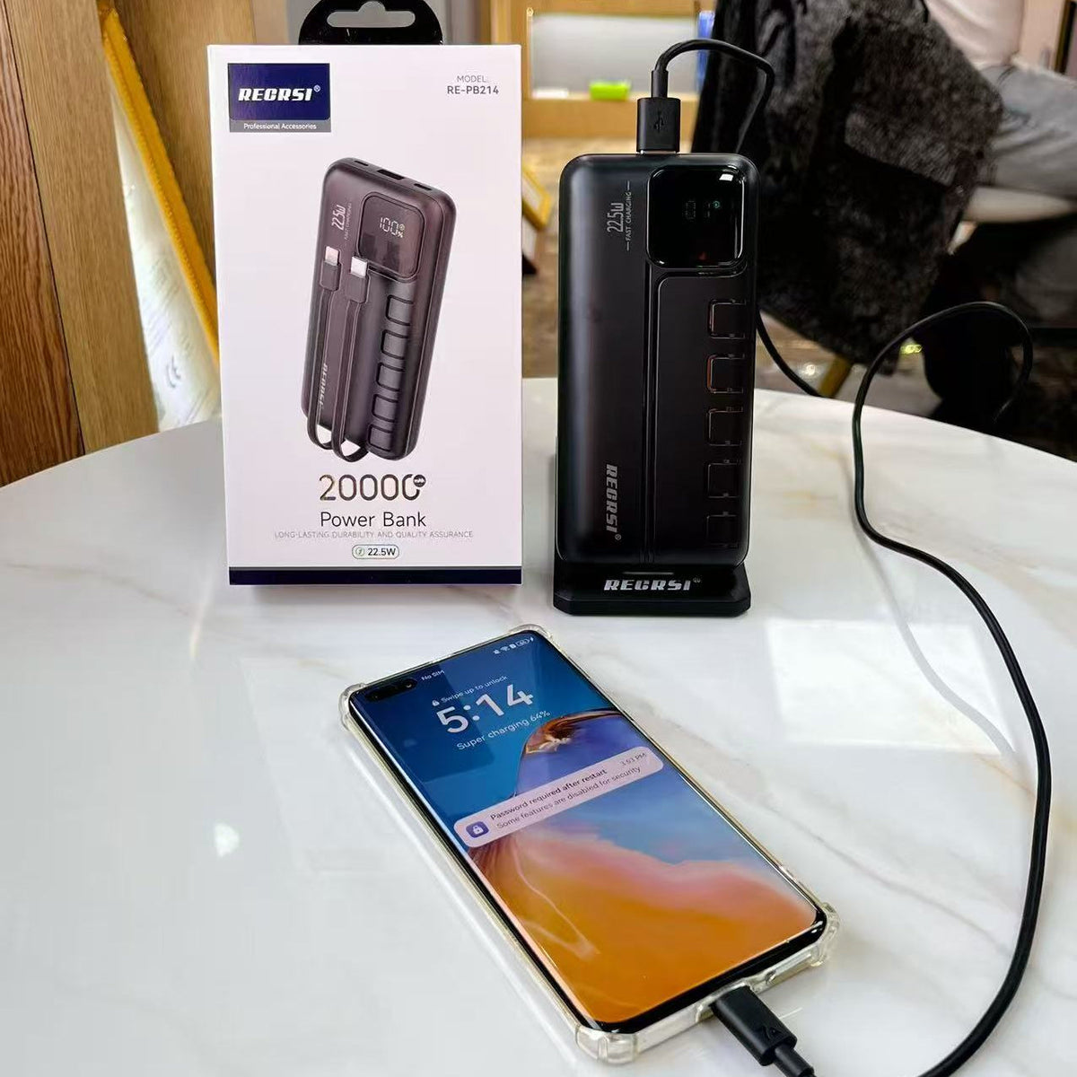 22.5W Fast Charging Branded Power Bank