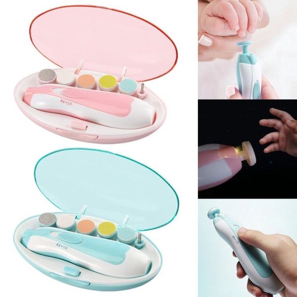 Electric Nail Clipper – Baby Nail Trimmer Clipper Set (Random Color)