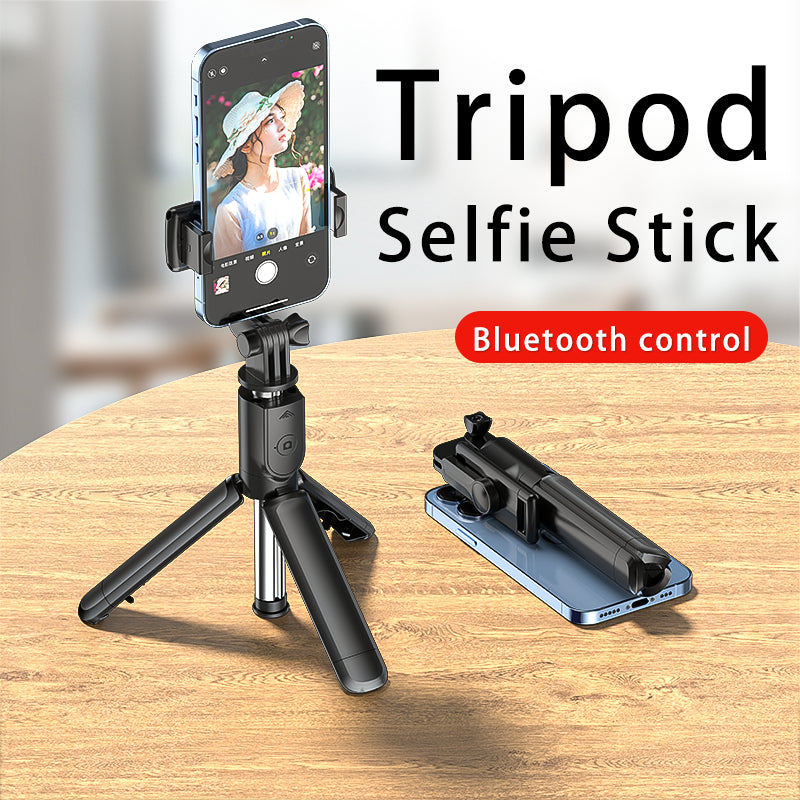 Bluetooth Wireless Selfie Stick Mini Tripod Extendable Mono-pod Remote