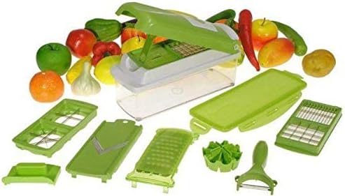 12 In 1 Nicer Dicer Plus Vegetable Slicer Chopper with Premium Quality