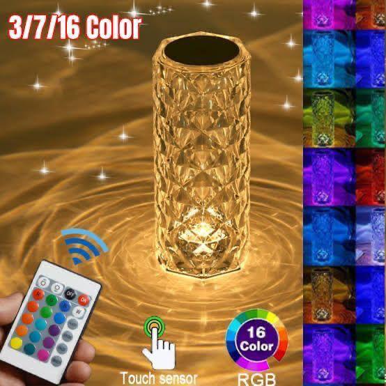 Crystal Touch Lamp with Remote