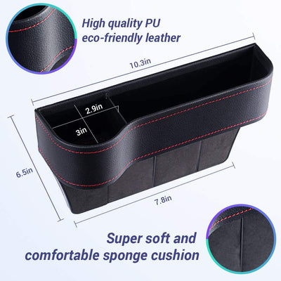 Pair of Car Seat Gap Filler for Driver or Passenger