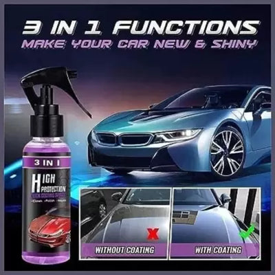 3 In 1 High Protection Quick Car Coating Spray (100 ml)
