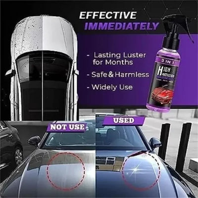 3 In 1 High Protection Quick Car Coating Spray (100 ml)