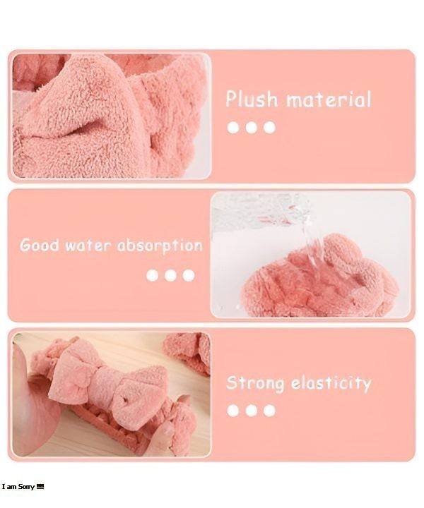 Pamper Yourself: 3-Piece Spa Headband and Wristband Set