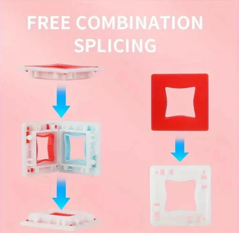 3d Blocks Puzzle Cube Transform Movable Shape Building Blocks – 180 Pieces