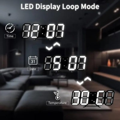 3d Led Digital Clock