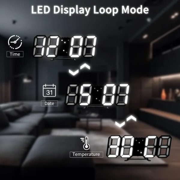 3d Led Digital Clock