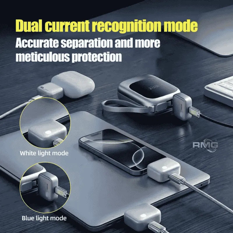 Smart Full Charge Separator Charging Protector Auto Power Off Fire-resistant PC Type-C 5V-28V Input 0-5A Output