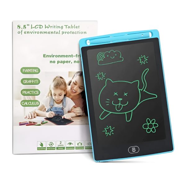 8.5 Inch Single & Multi Color Lcd Writing Drawing Tablet | Kids Learning Table (Random Color)