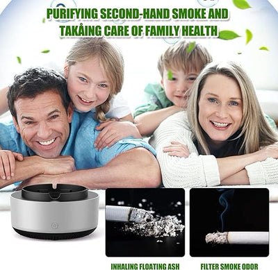 Self Extinguishing Smart Ashtray Smokeless Ashtray Air Purifier
