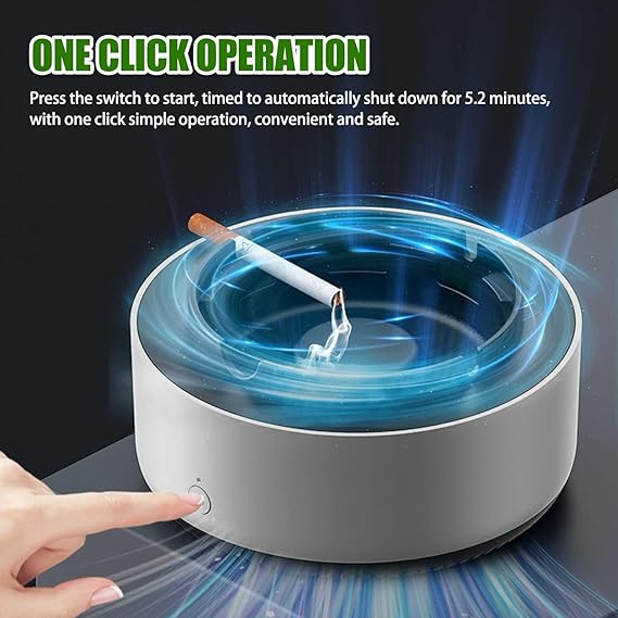 Self Extinguishing Smart Ashtray Smokeless Ashtray Air Purifier
