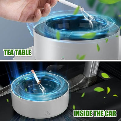 Self Extinguishing Smart Ashtray Smokeless Ashtray Air Purifier
