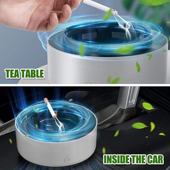 Self Extinguishing Smart Ashtray Smokeless Ashtray Air Purifier