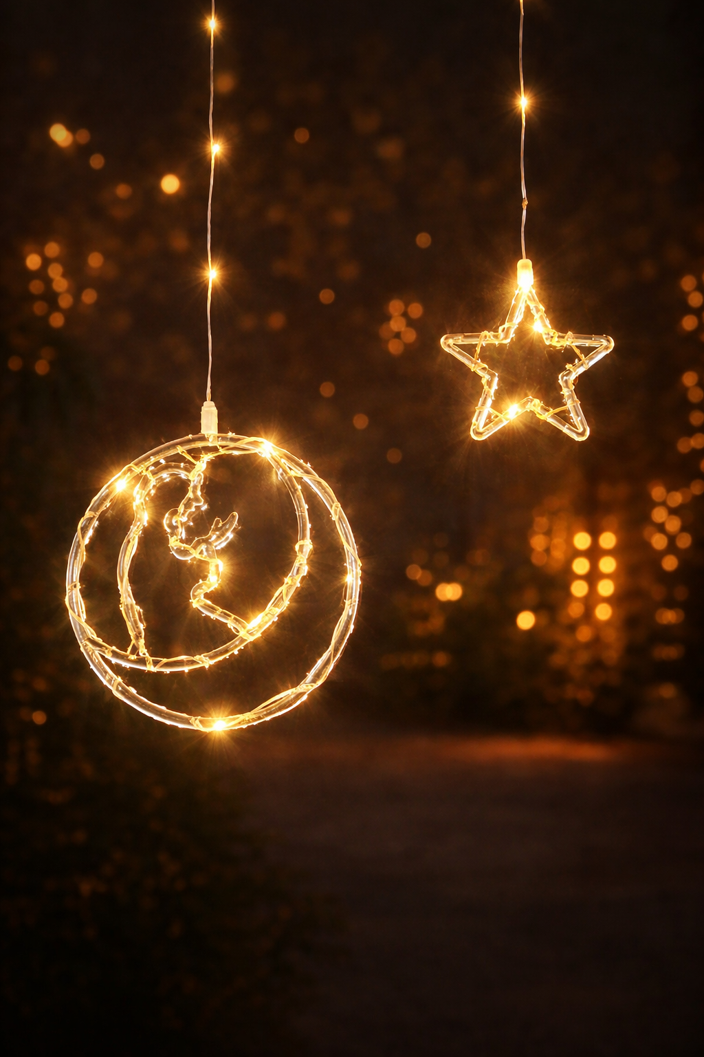 Moon & Stars Fairy Lights for Ramadan and Eid Decoration and Celebration