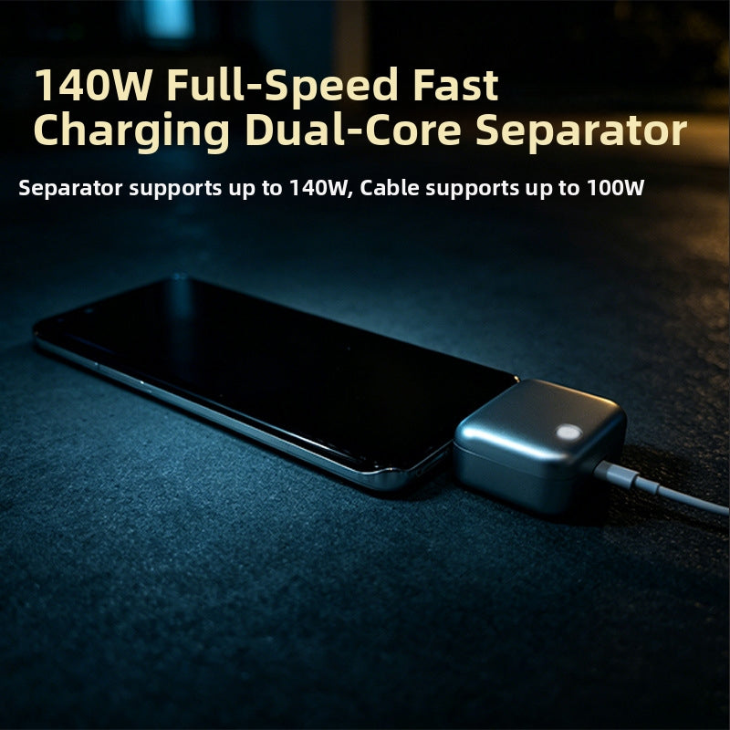 Smart Full Charge Separator Charging Protector Auto Power Off Fire-resistant PC Type-C 5V-28V Input 0-5A Output
