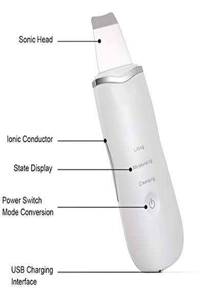 Blackhead Shovel Machine For Facial Skin Scrubber Lifting Moisturizing & Cleansing Skin Dirt Machine - With Premium Quality