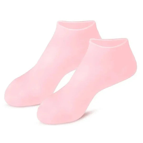 Silicone Moisturizing Gel Socks & Gloves Pack (64g) | Deep Repair for Dry Hands & Feet | Winter Care Deal