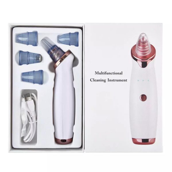 Face Vacuum Blackhead Remover Pore Cleaner | Electric Deep Cleansing Tool For Nose & Face