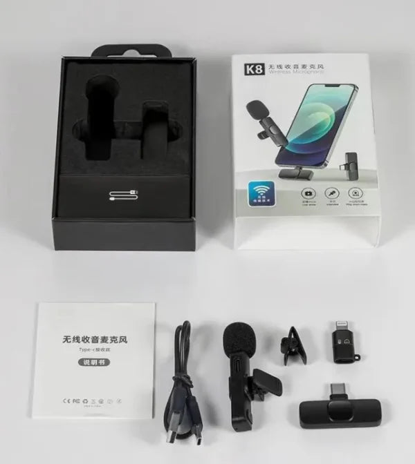 K8 Type-c Portable Audio Video Recording Mic
