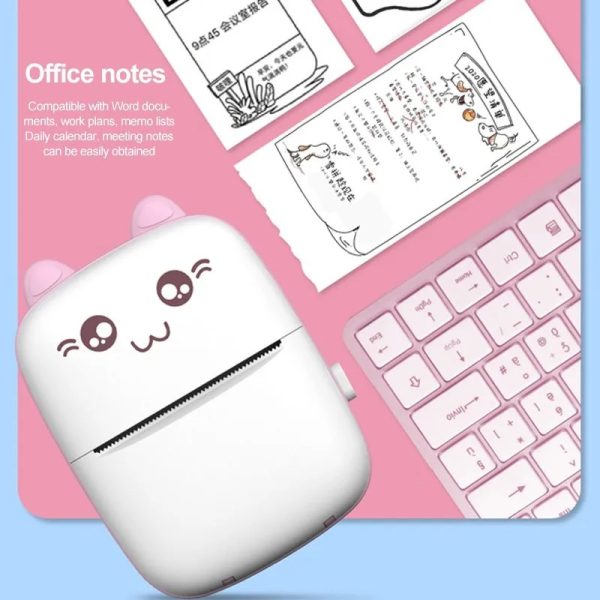 Mini Portable Pocket Thermal Printer (Random Color)