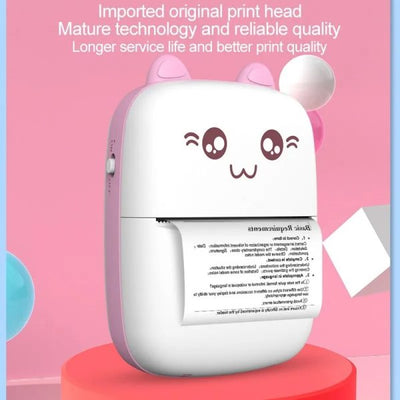 Mini Portable Pocket Thermal Printer (Random Color)