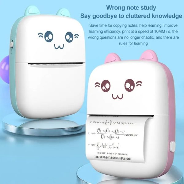 Mini Portable Pocket Thermal Printer (Random Color)