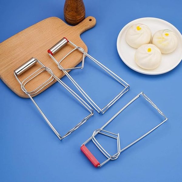 Stainless Steel Multifunctional Hot Plate Clip Dish Tray Bowl Holder