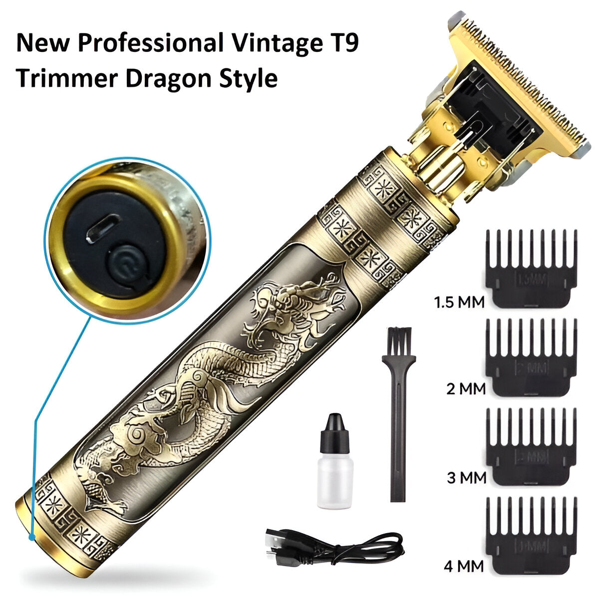 T9 Premium Metal Body Hair Trimmer for Men