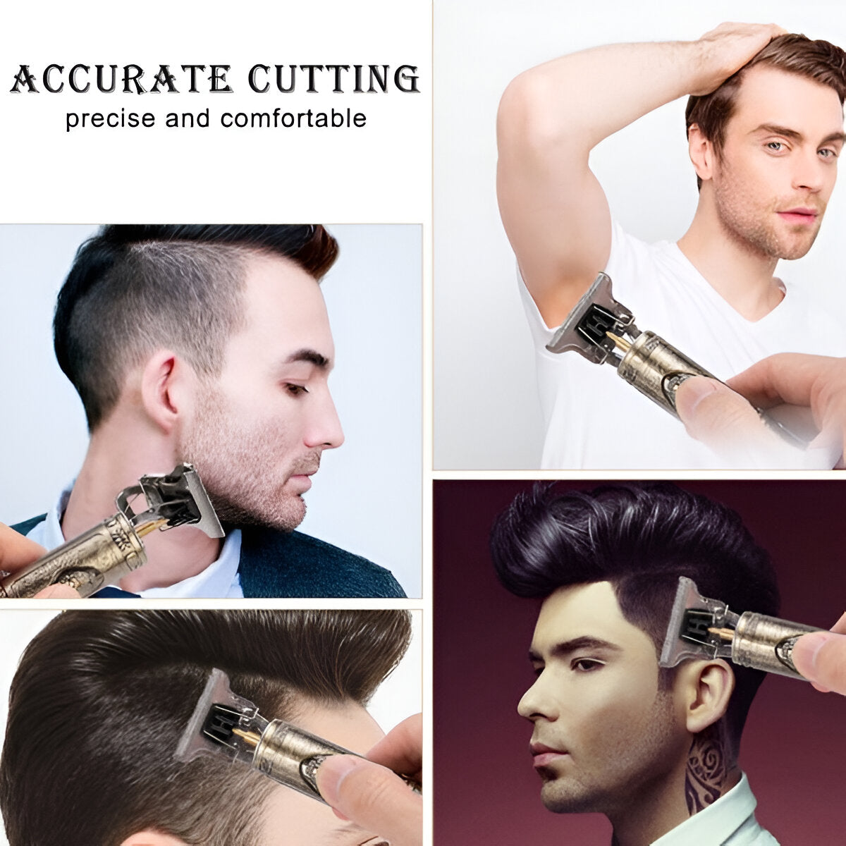 T9 Premium Metal Body Hair Trimmer for Men