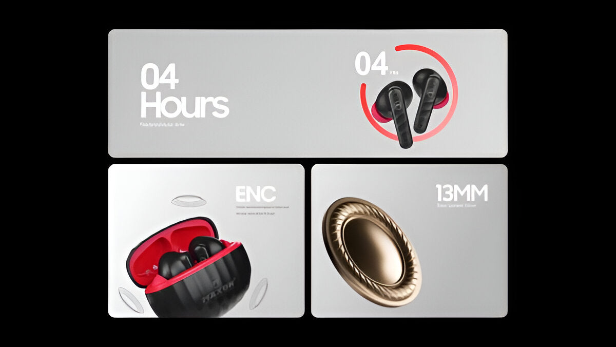 Maxon B-301 Whisper Wave Earbuds (Premium Quality)