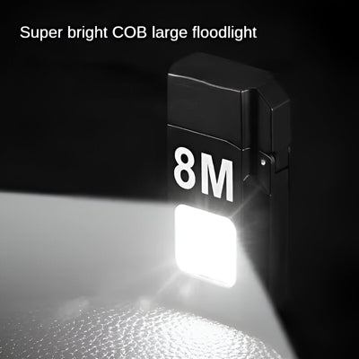 Dh-001 Cob Led Flashlight With Lighters (Premium Quality)