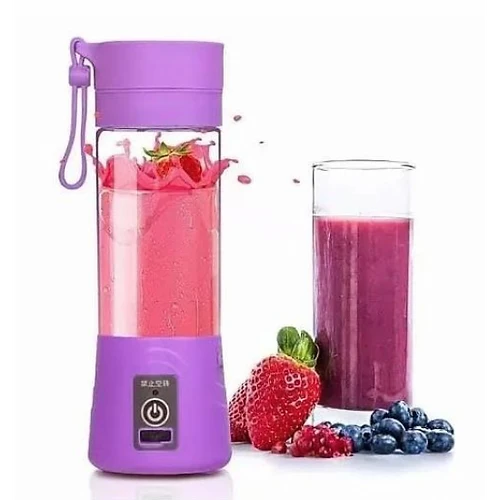 Portable Mini Electric 6 Blade Juicer USB Charging Smoothie Milkshake Maker (random Colors)