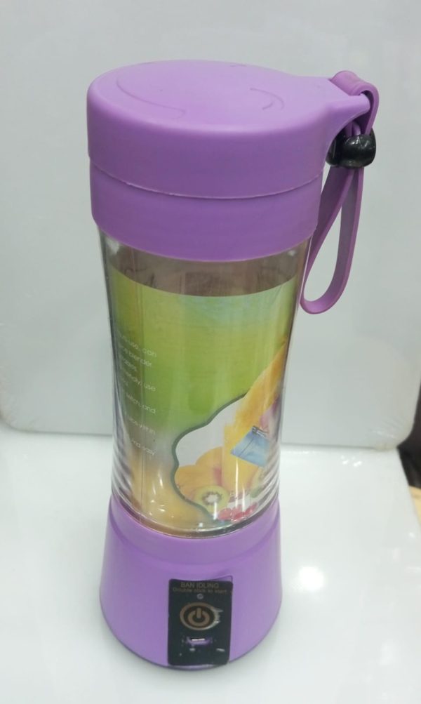 Portable Mini Electric 6 Blade Juicer USB Charging Smoothie Milkshake Maker (random Colors)