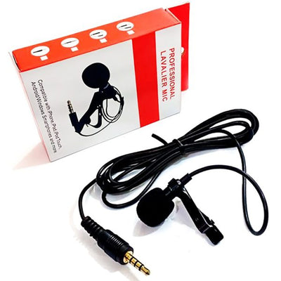 Professional Lavalier Mic 3.5mm Suitable For Mobiles