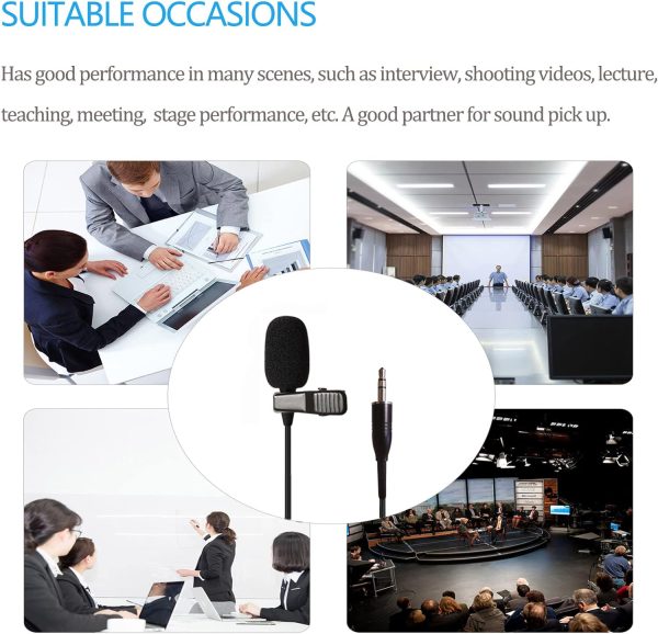 Professional Lavalier Mic 3.5mm Suitable For Mobiles