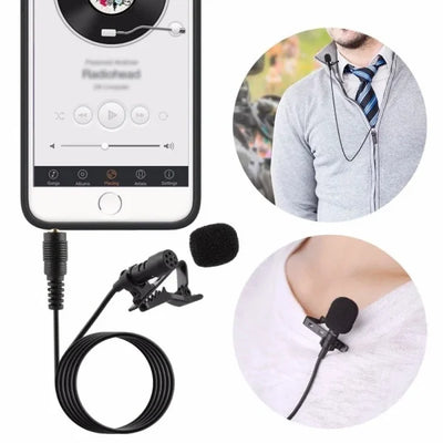 Professional Lavalier Mic 3.5mm Suitable For Mobiles