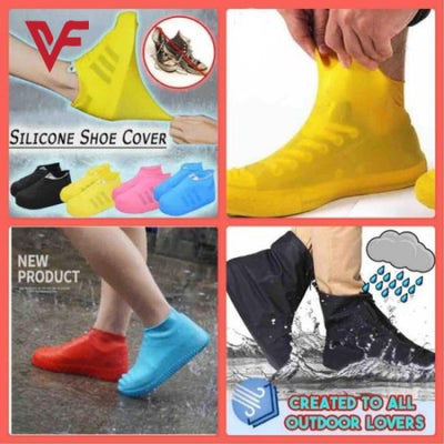 Rain Boot Thicken Waterproof Silicone Gel Shoe Cover Rain