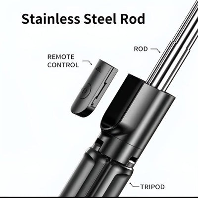Bluetooth Wireless Selfie Stick Mini Tripod Extendable Mono-pod Remote