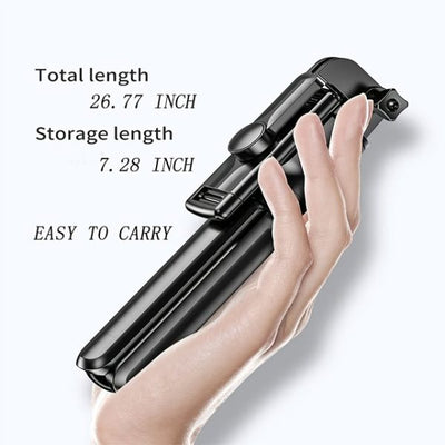 Bluetooth Wireless Selfie Stick Mini Tripod Extendable Mono-pod Remote